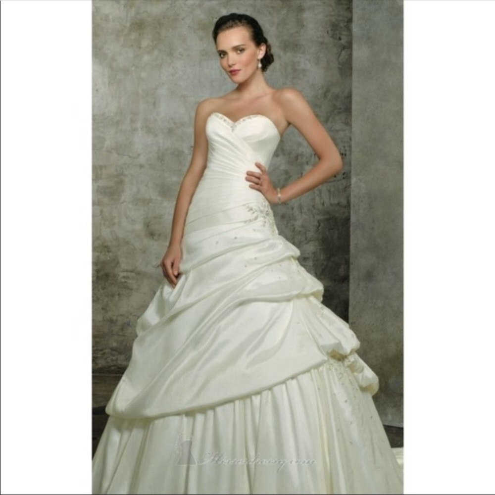 ❤️ Moving SALE ❤️ New Tags Mori Lee Ivory Wedding Dress 14